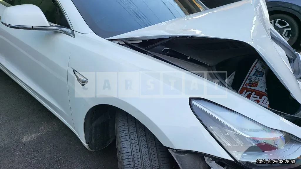 Photo 2 of 12: 2020 Tesla Model 3 Standard Range Plus R, VIN 5YJ3E1EAXLF724273 — Korean insurance auction
