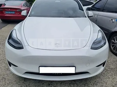 Photo 1 of 50: 2024 Tesla Model Y RWD, VIN LRWYGCFS0RC176807 — Korean insurance auction