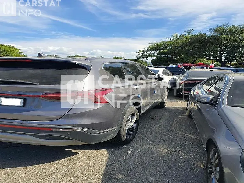 Photo 2 of 6: 2021 Hyundai Santa Fe, VIN KMHS281LGMU360227 — Korean insurance auction