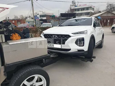 Photo 1 of 20: 2020 Hyundai Santa Fe, VIN KMHS281ABLU255228 — Korean insurance auction