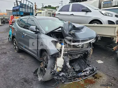 Photo 1 of 11: 2018 Hyundai Santa Fe, VIN KMHSW81ABJU790849 — Korean insurance auction