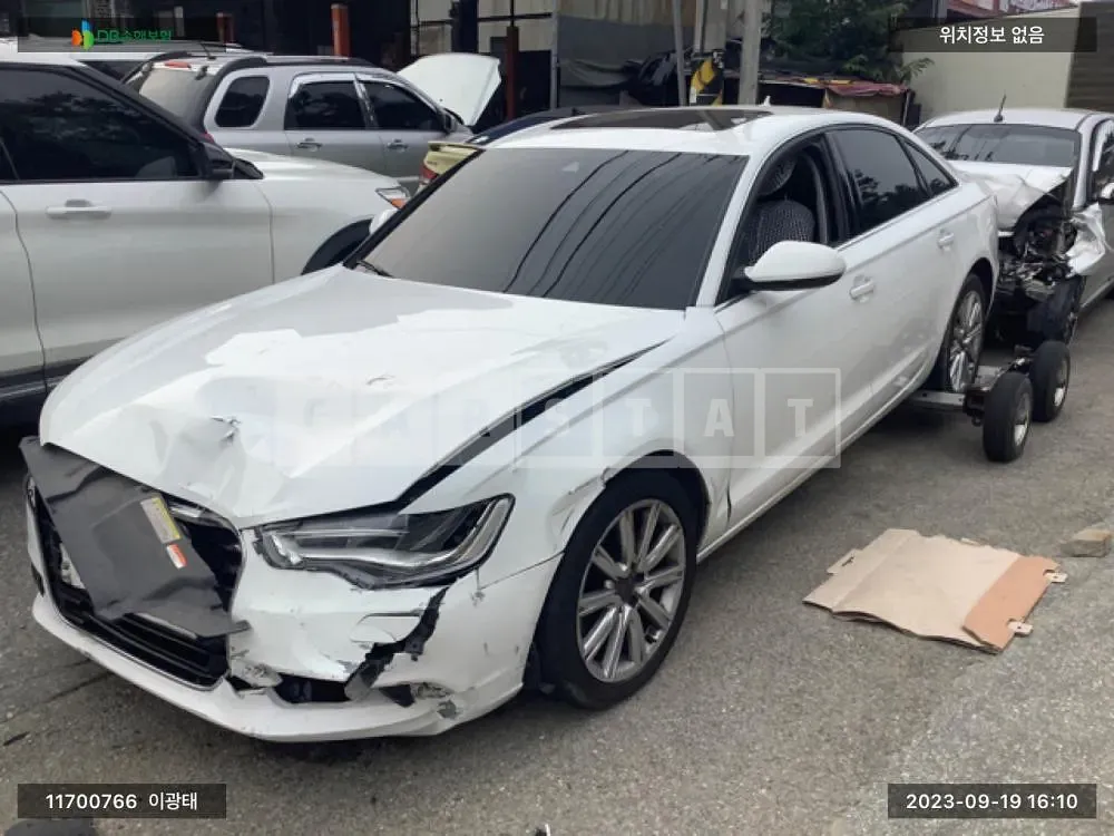 Photo 2 of 8: 2015 Audi A6 45 TDI quattro, VIN WAUZZZ4G6FN024448 — Korean insurance auction
