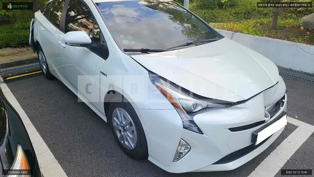 Photo 2 of 11: 2017 Toyota Prius, VIN JTDKBRFU0H3537950 — Korean insurance auction