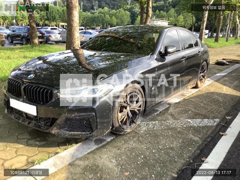 Photo 2 of 9: 2021 BMW 520i, VIN WBA11BH01NCH61451 — Korean insurance auction