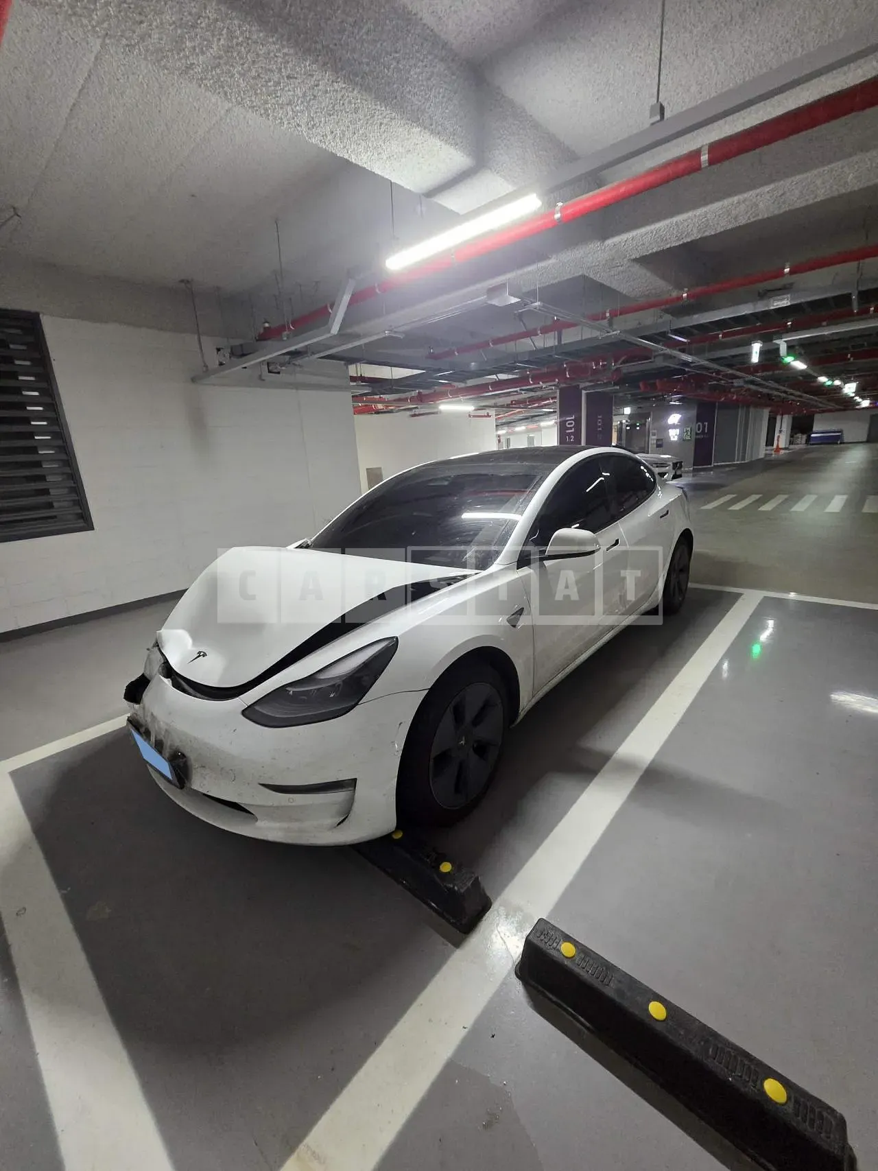Photo 2 of 32: 2021 Tesla Model 3 Long Range, VIN 5YJ3E1EB9MF947544 — Korean insurance auction