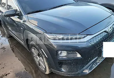 Photo 1 of 7: 2019 Hyundai Kona Electric, VIN KMHK381GFKU017174 — Korean insurance auction