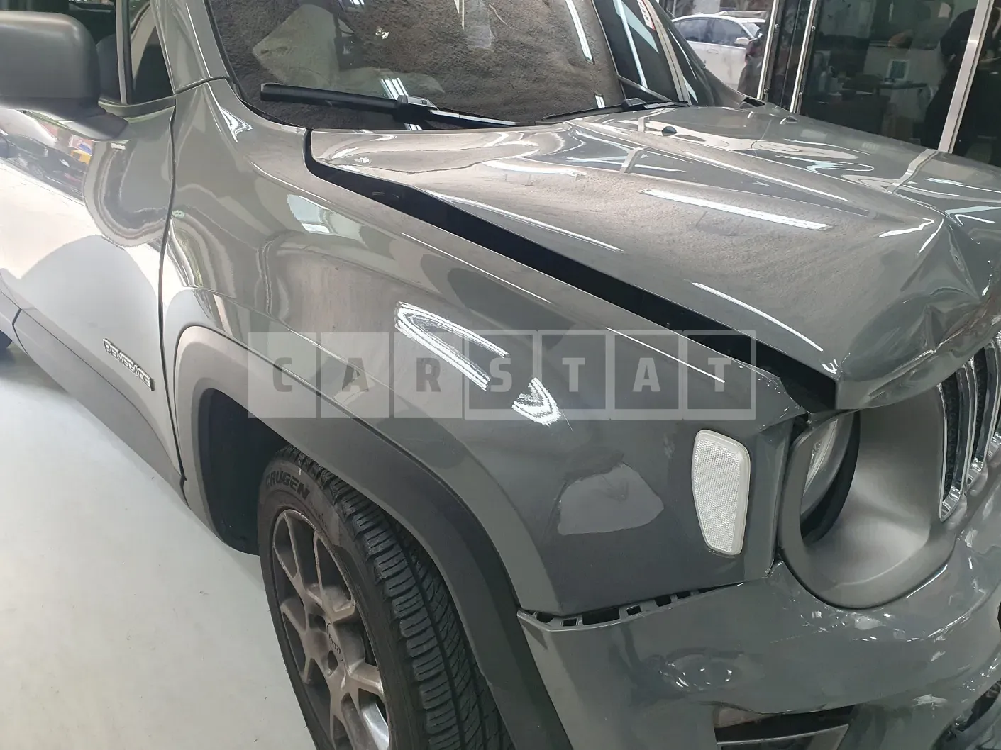 Photo 2 of 15: 2021 Jeep Zip Renegade 2.4 FWD, VIN 1C4NJCDB8MPN40807 — Korean insurance auction