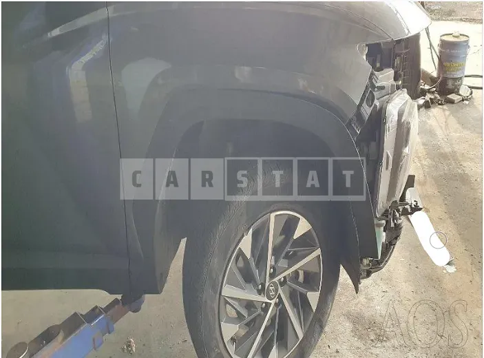 Photo 2 of 30: 2021 Hyundai Tucson, VIN KMHJC811BMU021306 — Korean insurance auction