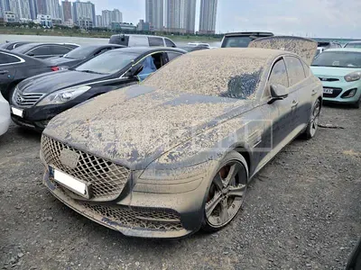Photo 1 of 13: 2020 Genesis G80, VIN KMTGC41DDMU033511 — Korean insurance auction