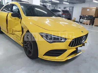 Photo 1 of 22: 2021 Mercedes-Benz CLA250 4Matic, VIN W1K5J4HB2MN233683 — Korean insurance auction