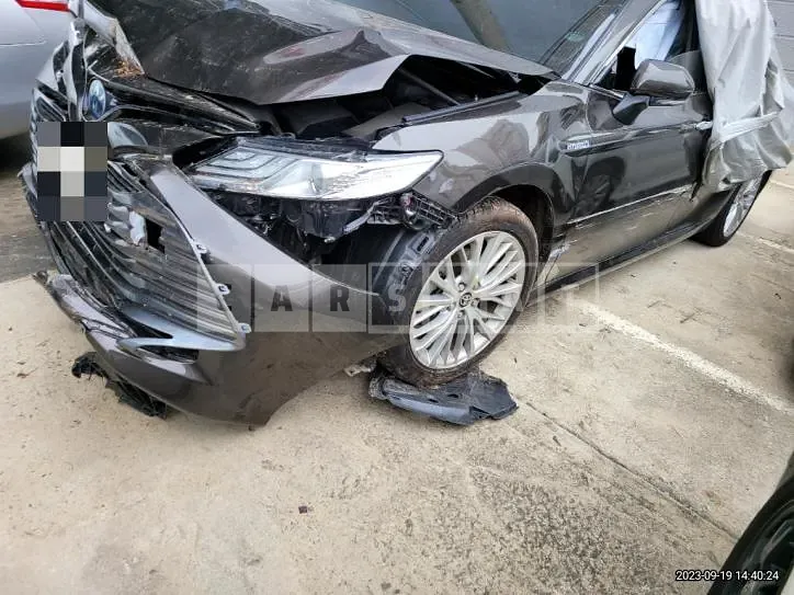 Photo 2 of 20: 2021 Toyota Camry Hybrid, VIN JTNBA1HK4M3003906 — Korean insurance auction