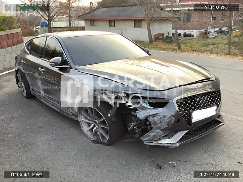 Photo 2 of 14: 2019 Genesis G70, VIN KMTG341ADKU049652 — Korean insurance auction