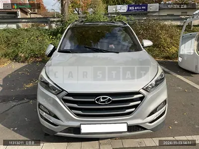 Photo 1 of 19: 2018 Hyundai Tucson, VIN KMHJ381ABJU654978 — Korean insurance auction