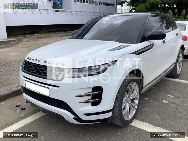 Photo 2 of 14: 2020 Land Rover Range Rover /Evoque D180, VIN SALZA2BN0LH075482 — Korean insurance auction