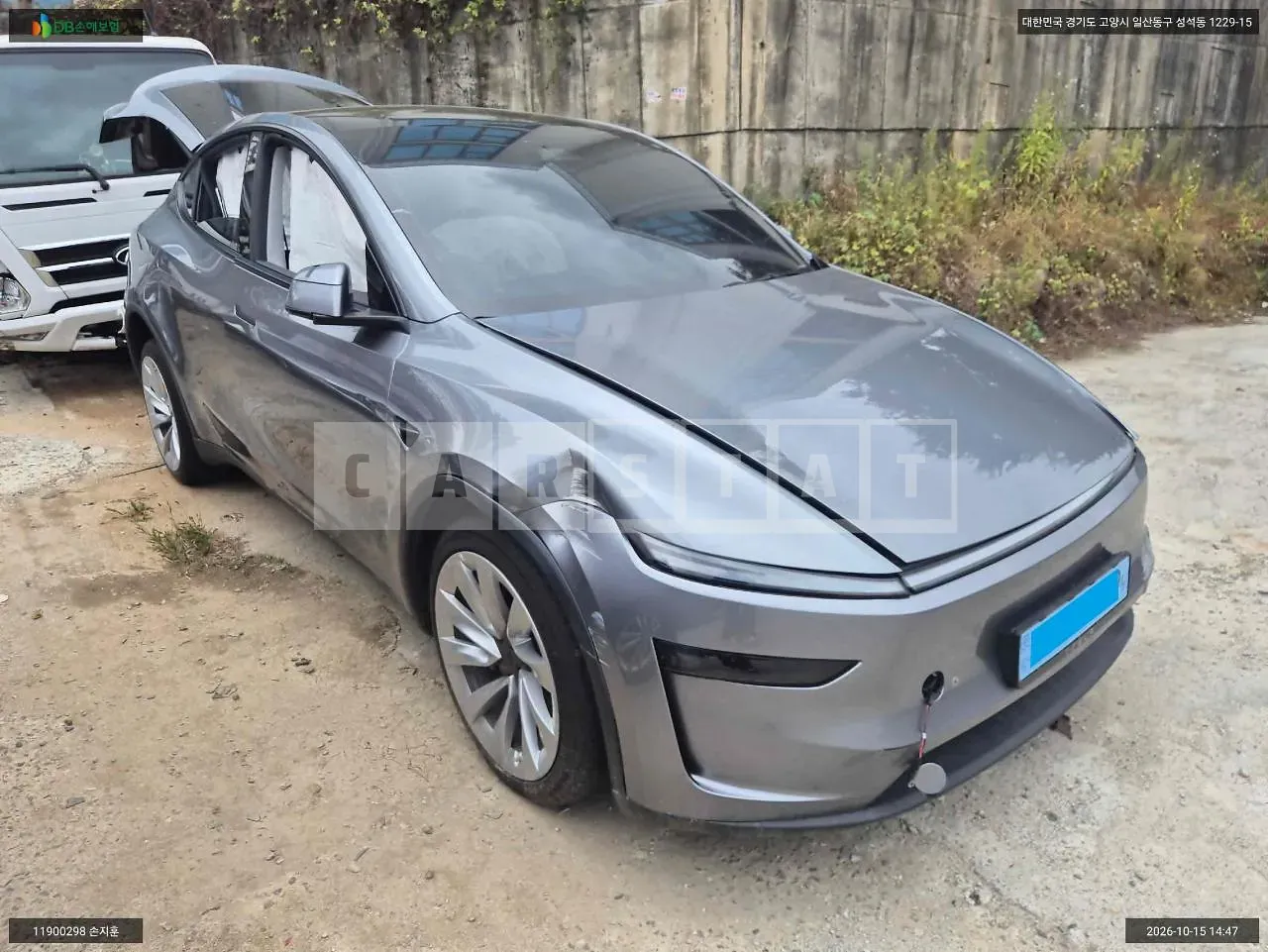 Photo 2 of 23: 2025 Tesla Model Y Long Range, VIN LRWYGCEK6SC055724 — Korean insurance auction