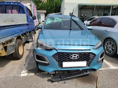 Photo 1 of 9: 2018 Hyundai Kona, VIN KMHK4815GJU022031 — Korean insurance auction
