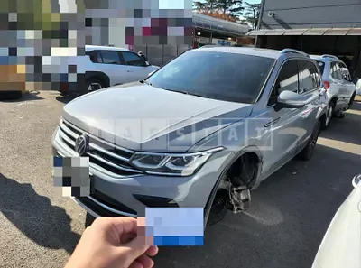 Photo 1 of 10: 2022 Volkswagen Tiguan 2.0TDI 4MOTION, VIN WVGZZZ5NZNW535737 — Korean insurance auction