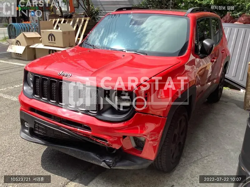 Photo 2 of 11: 2021 Jeep Zip Renegade 2.4 AWD, VIN 1C4NJDDB1MPN00381 — Korean insurance auction