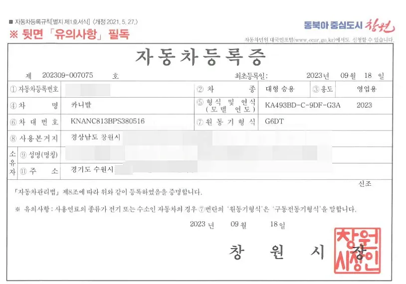 Photo 2 of 6: 2023 Kia Carnival 3.5 Gasoline — Korean insurance auction