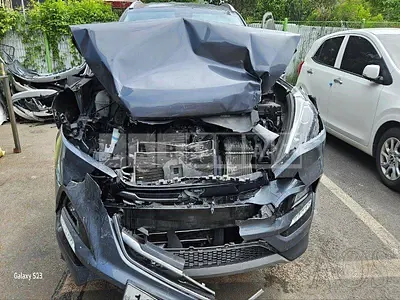 Photo 1 of 16: 2018 Hyundai Tucson, VIN KMHJ381ABJU785660 — Korean insurance auction