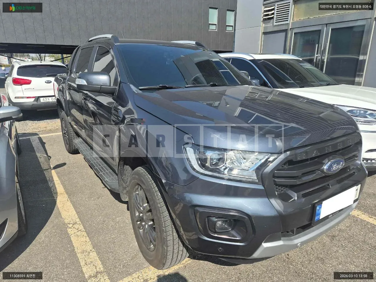 Photo 2 of 15: 2022 Ford Ranger Wildtrack, VIN 6FPPXXMJ2NME65478 — Korean insurance auction
