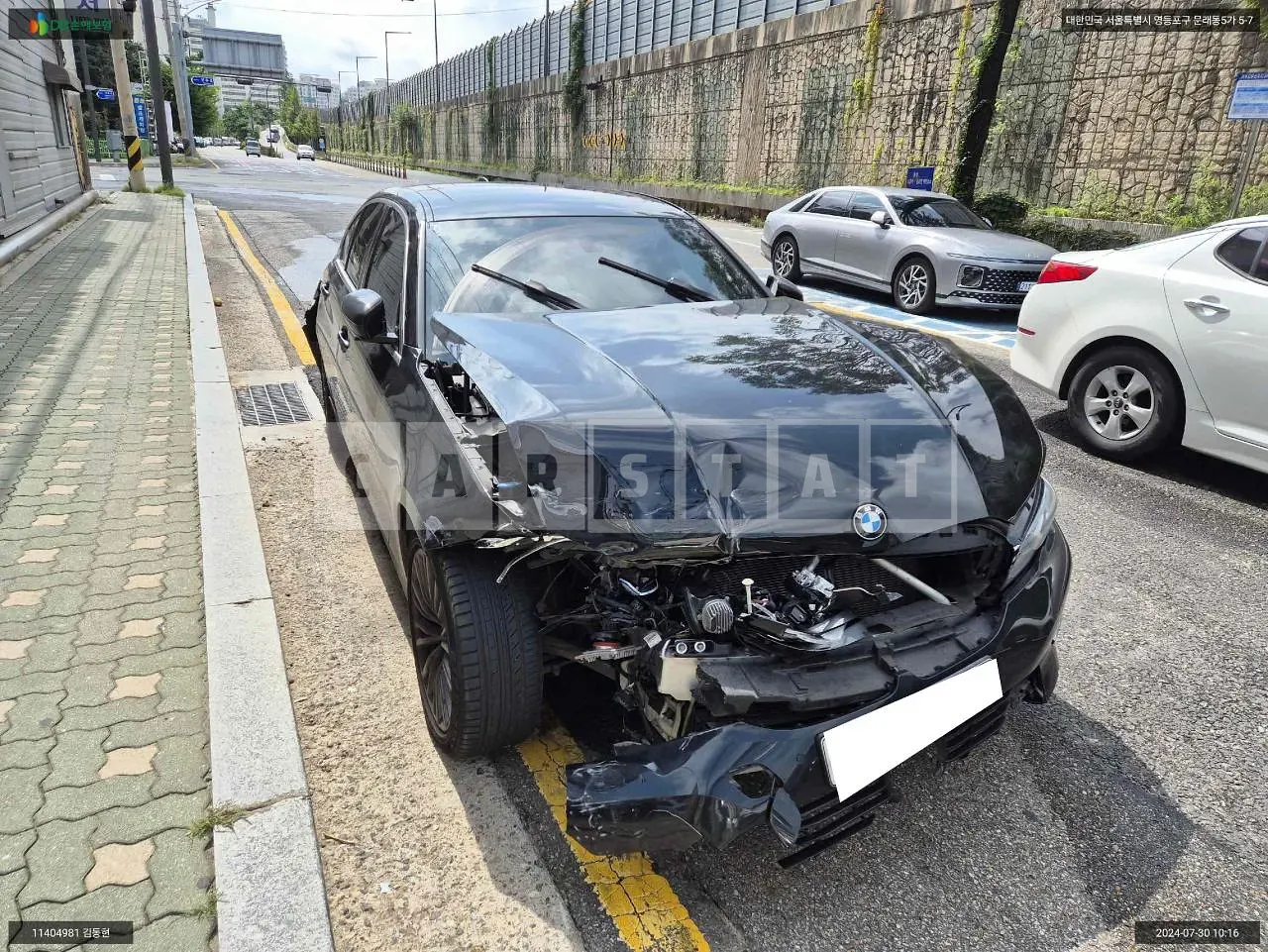 Photo 2 of 11: 2019 BMW 320d, VIN WBA5V5107KAJ56128 — Korean insurance auction