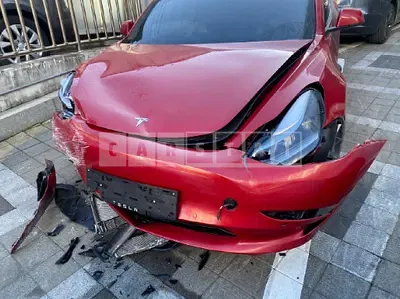 Photo 1 of 49: 2022 Tesla Model 3 Long Range, VIN 5YJ3E1EB4NF305847 — Korean insurance auction