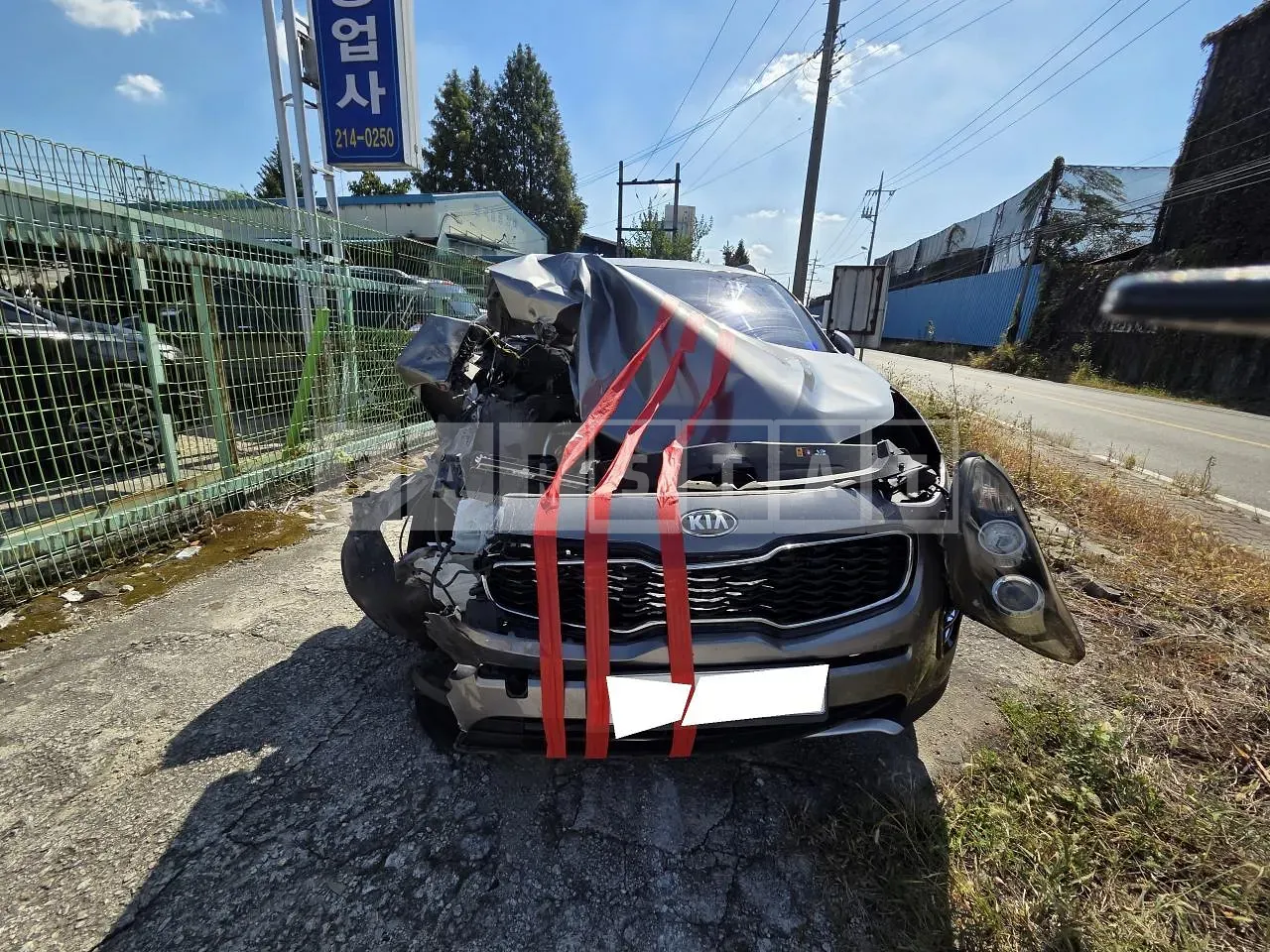 Photo 2 of 19: 2015 Kia Sportage, VIN KNAPM813BGK001635 — Korean insurance auction