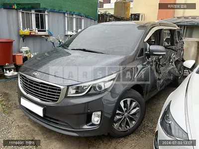 Photo 1 of 15: 2015 Kia Carnival, VIN KNHMF37ABGS101459 — Korean insurance auction