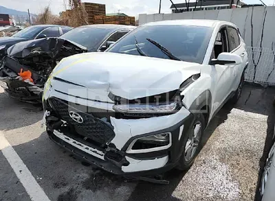 Photo 1 of 15: 2019 Hyundai Kona, VIN KMHK4815GKU365284 — Korean insurance auction