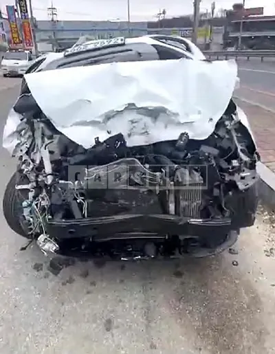 Photo 1 of 15: 2015 Hyundai Tucson, VIN KMHJT81VBFU095672 — Korean insurance auction