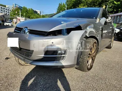 Photo 1 of 5: 2015 Volkswagen Golf 2.0 TDI BMT, VIN WVWZZZAUZFW141063 — Korean insurance auction