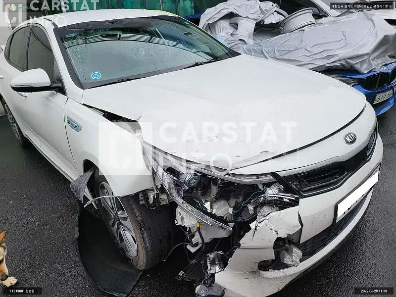 Photo 2 of 10: 2016 Kia K5 Hybrid, VIN KNAGU41CBGA003166 — Korean insurance auction