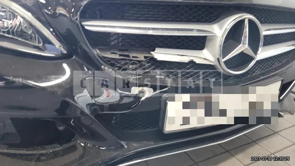 Photo 2 of 36: 2017 Mercedes-Benz C220 d, VIN WDDWF0EB7HR257043 — Korean insurance auction