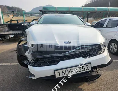 Photo 1 of 26: 2021 Kia K5, VIN KNAG141ABMA141476 — Korean insurance auction