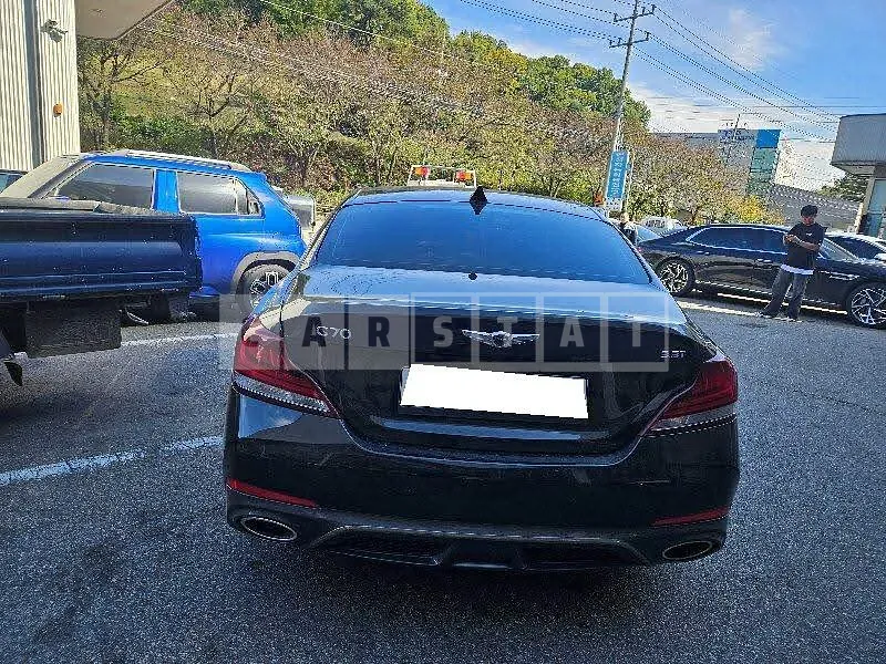 Photo 2 of 44: 2020 Genesis G70, VIN KMTG541EBLU062284 — Korean insurance auction