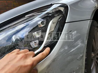 Photo 1 of 2: 2018 Mercedes-Benz Light S450 Headlamps, VIN WDDUG6EB7JA412816 — Korean insurance auction
