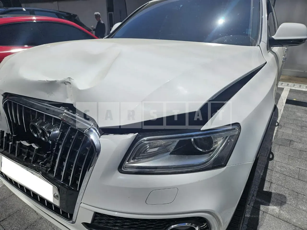Photo 2 of 4: 2015 Audi Q5 45 TDI quattro, VIN WAUZZZ8R3FA085761 — Korean insurance auction