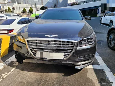 Photo 1 of 16: 2019 Genesis Genece G80 3.8, VIN KMHGR41EDKU315457 — Korean insurance auction