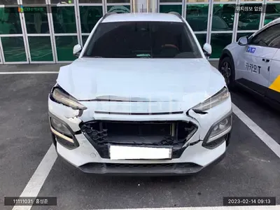 Photo 1 of 8: 2018 Hyundai Kona, VIN KMHK4815GJU128698 — Korean insurance auction