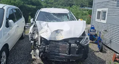Photo 1 of 16: 2015 Hyundai Tucson, VIN KMHJT81VBFU015325 — Korean insurance auction
