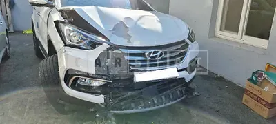 Photo 1 of 11: 2017 Hyundai Santa Fe, VIN KMHSW81UDJU771168 — Korean insurance auction