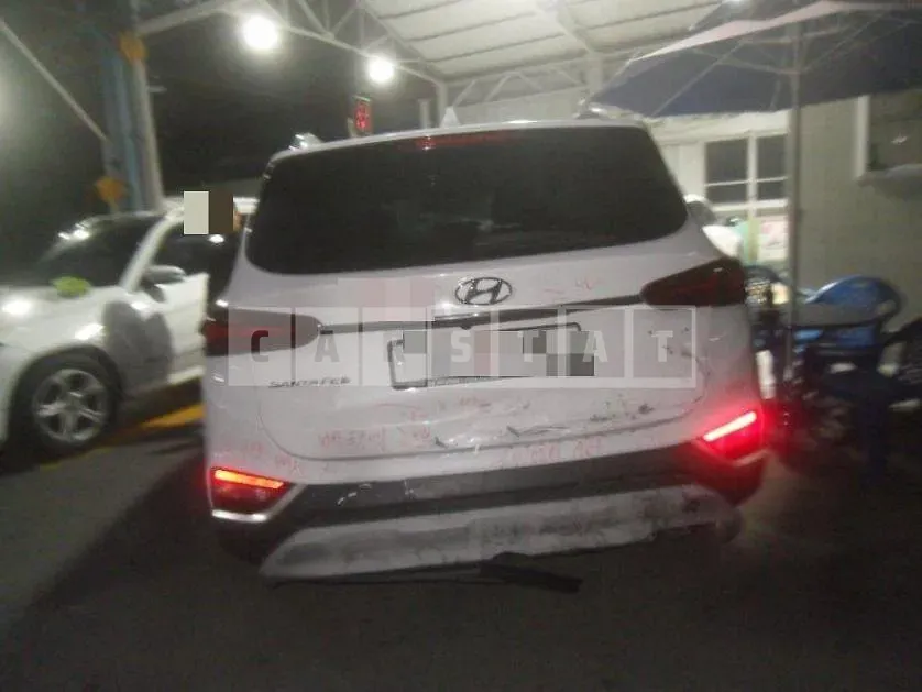 Photo 2 of 18: 2020 Hyundai Santa Fe TM, VIN KMHS281BBLU238640 — Korean insurance auction
