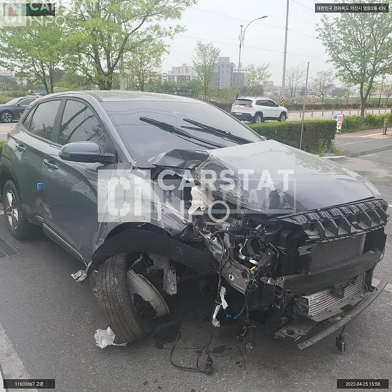 Photo 2 of 11: 2021 Hyundai Kona, VIN KMHK3813GMU700181 — Korean insurance auction