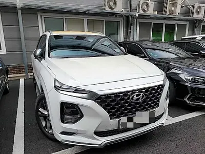 Photo 1 of 29: 2019 Hyundai Santa Fe, VIN KMHS581ABLU214911 — Korean insurance auction