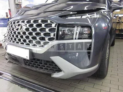 Photo 1 of 48: 2020 Hyundai Santa Fe, VIN KMHS381HGMU333983 — Korean insurance auction
