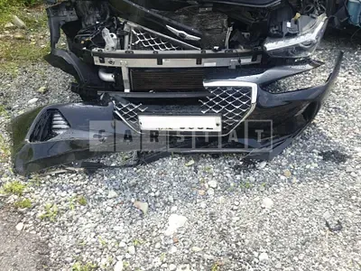 Photo 1 of 21: 2018 Genesis G70, VIN KMTG341ADJU007551 — Korean insurance auction