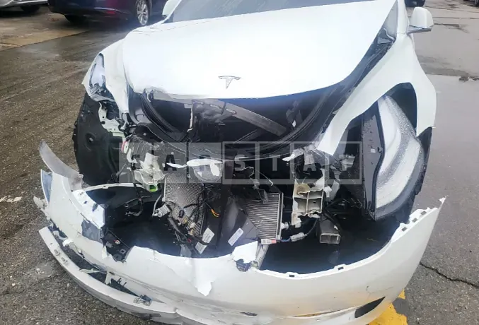 Photo 2 of 5: 2020 Tesla Model 3 Long Range, VIN 5YJ3E1EB0LF809048 — Korean insurance auction