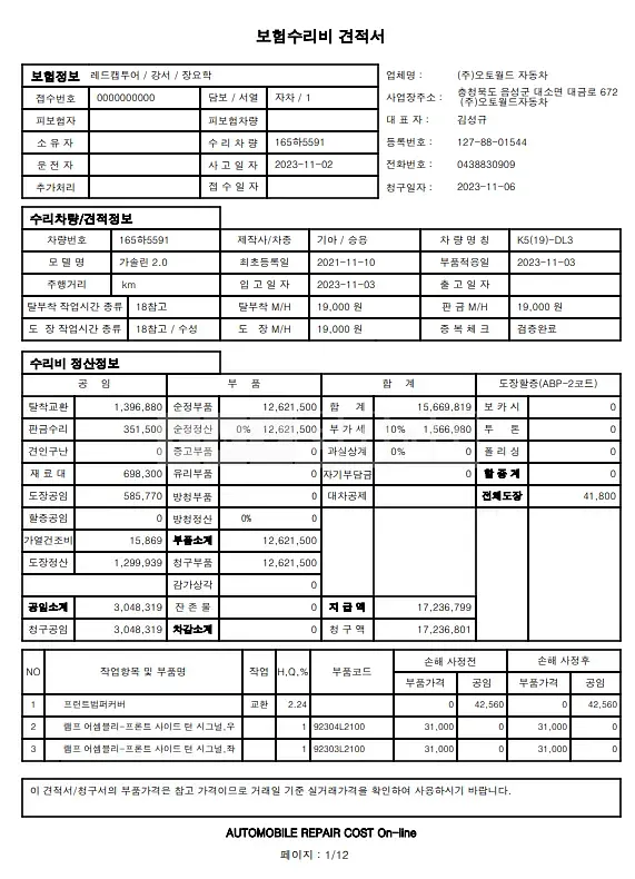 Photo 2 of 7: 2022 Kia K5, VIN KNAG241ABNA167187 — Korean insurance auction