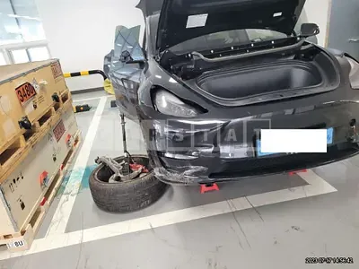 Photo 1 of 50: 2022 Tesla Model Y Performance, VIN 7SAYGDEF3NF500782 — Korean insurance auction